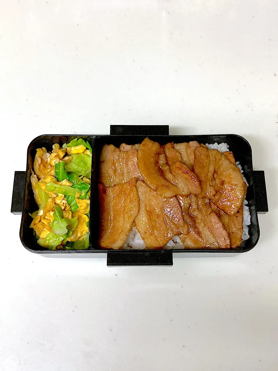 高校生になった次男くんへ　豚丼弁当|晴れ時々弁当さん