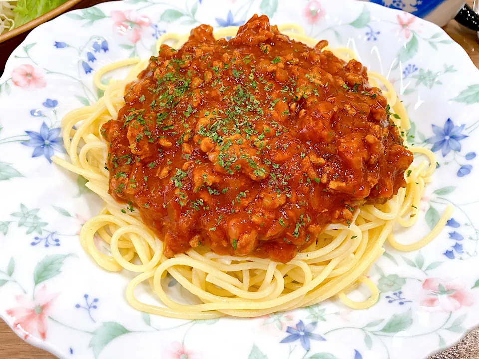 喫茶店風ミートソーススパゲッティ|よっしーさん