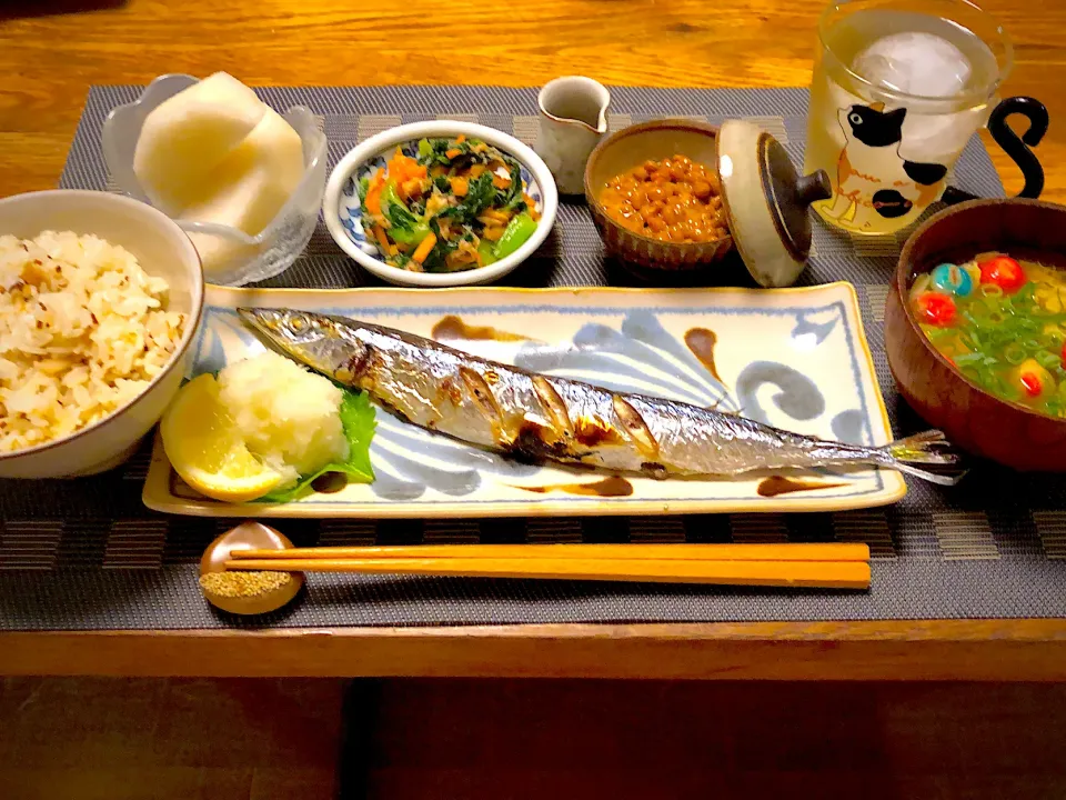 秋刀魚の塩焼き🍚|ヒヨリ飯さん