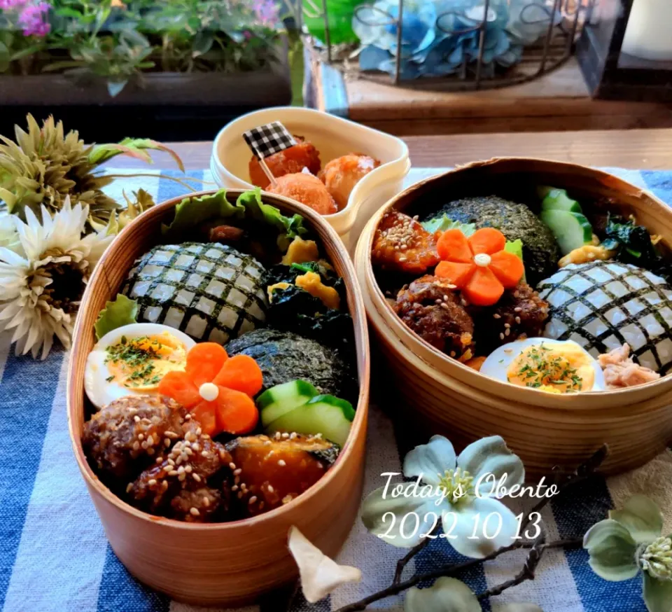 長女弁当✨
かぼちゃと肉団子の甘辛揚げ✨|さらママさん