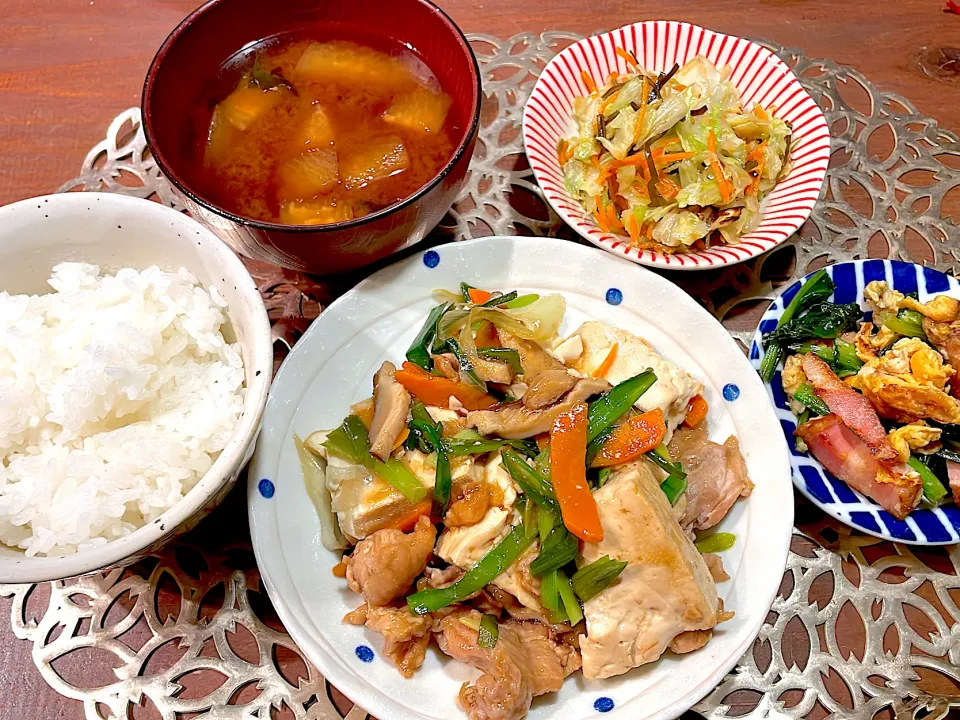 豆腐のうま煮定食|hitomiさん