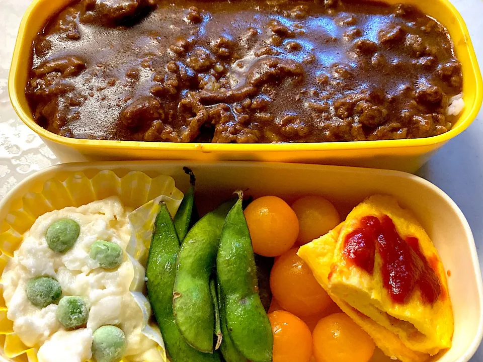 キーマカレー弁当|料理嫌いを直したいさん