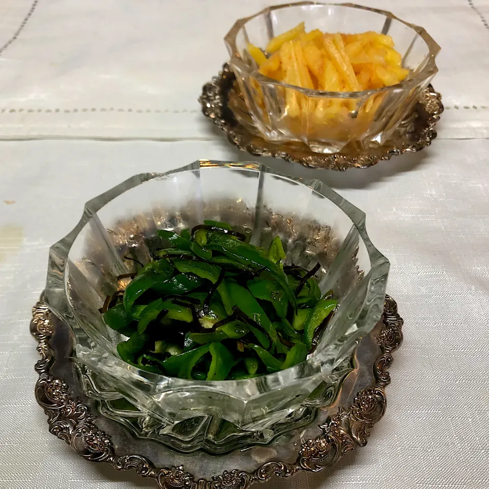 明太ポテト🫑塩昆布ピーマン|henryさん