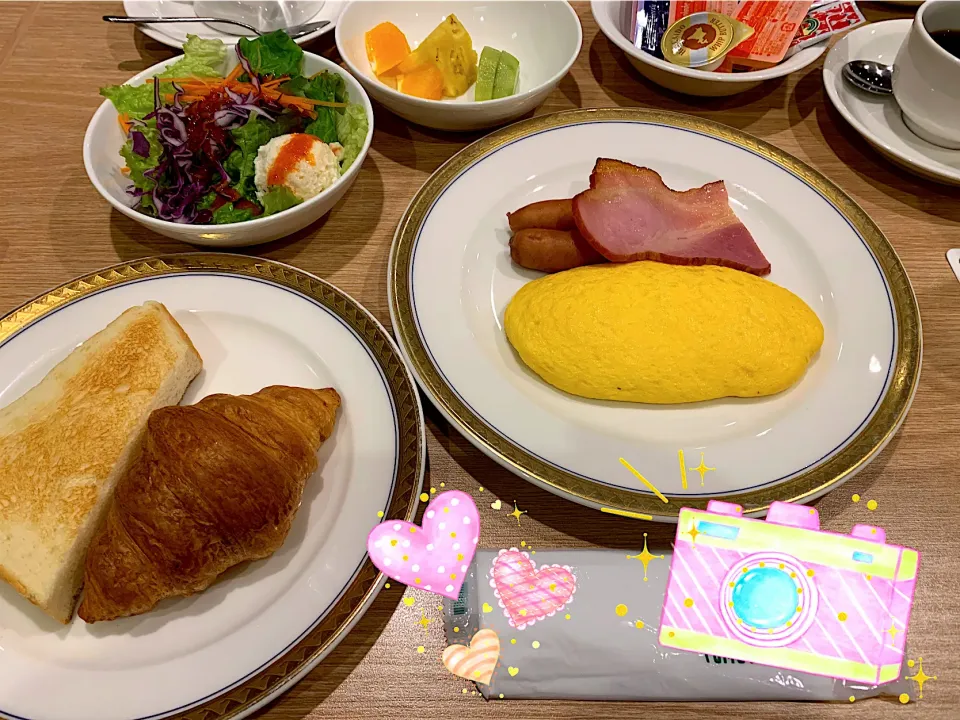 Snapdishの料理写真:ホテルモーニング|ma_yaさん