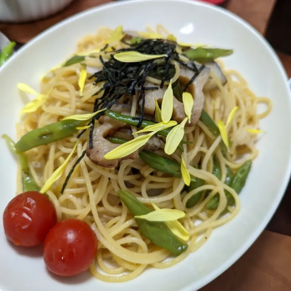 醤油ペッパー和風パスタ|Aya☺︎さん