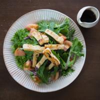 紫水菜と油揚げのサラダ