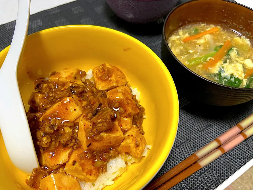 麻婆豆腐丼|ゆうさん