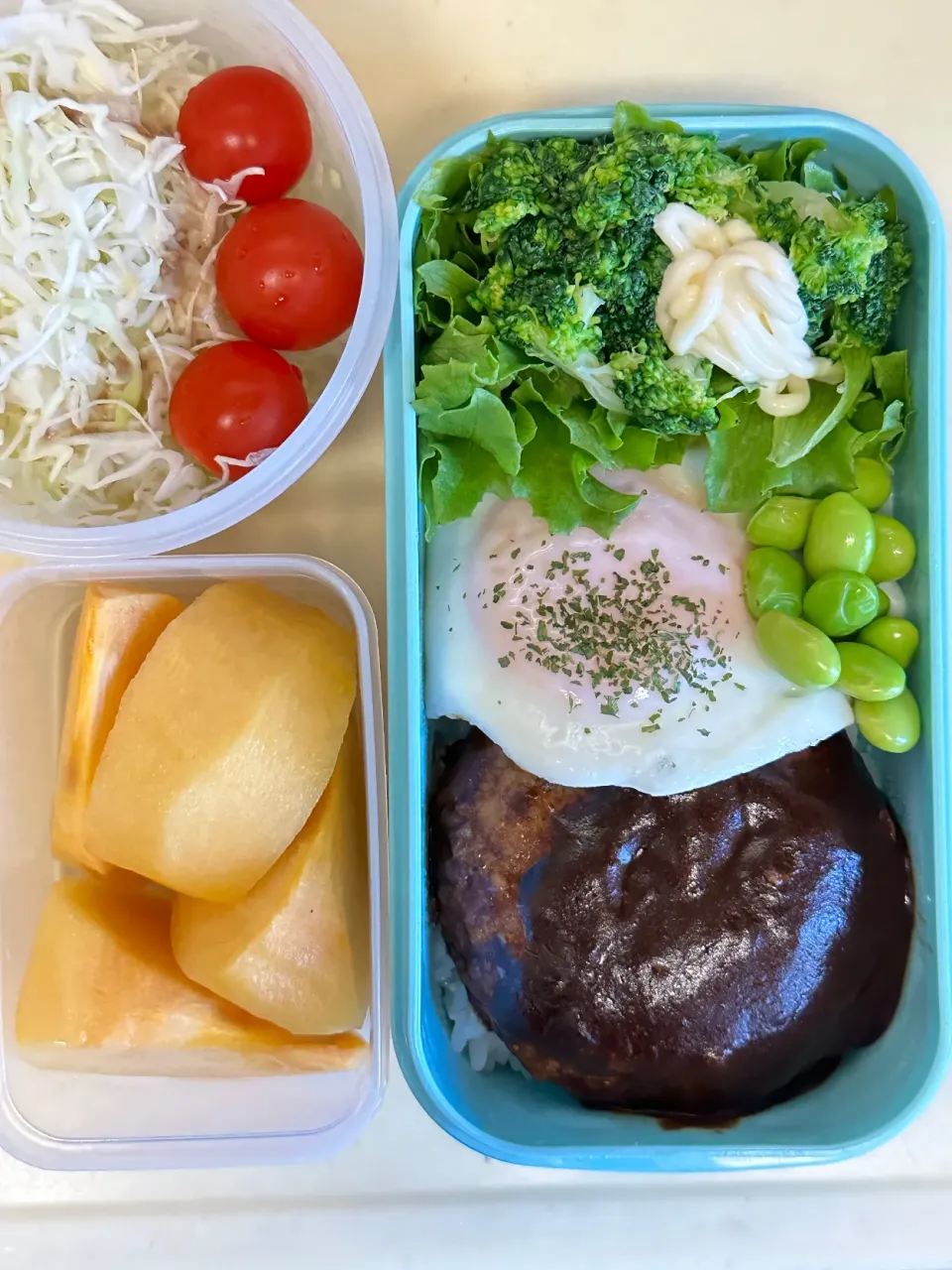 ロコモコ丼 お弁当|かずきゅうさん