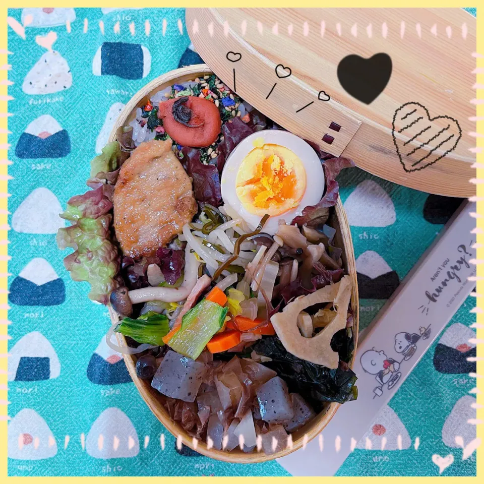 １０／２０ ｔｈｒ 豚ヒレ肉の照り焼き弁当🍴|rinaronarさん