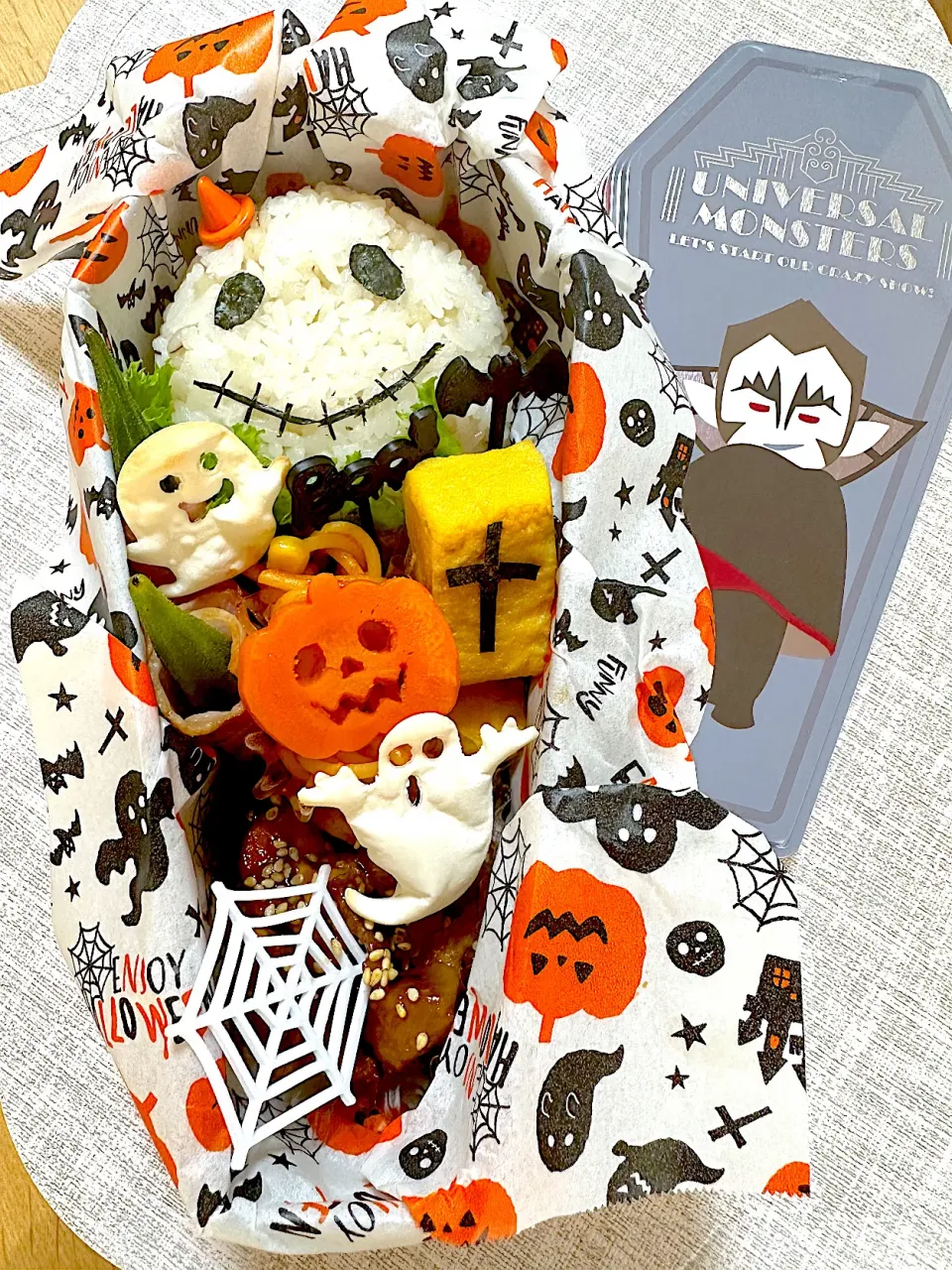 今日のハロウィン弁当🎃|memeworld19さん