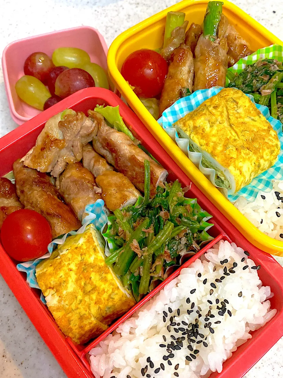 アスパラ豚肉巻き　弁当|asumamaさん