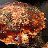 じゃがいもと玉ねぎのお好み焼き