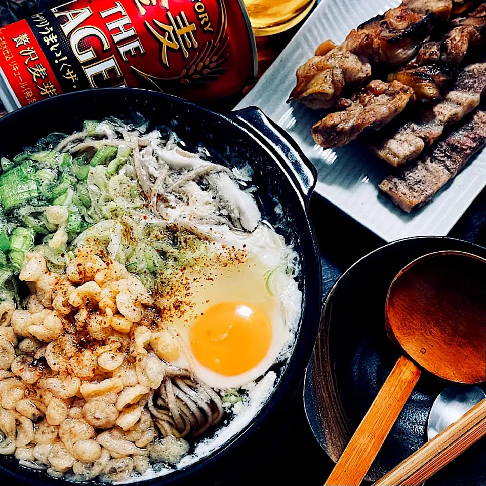 土鍋で何食べようかシリーズ。今日はお蕎麦で。|はるなさん