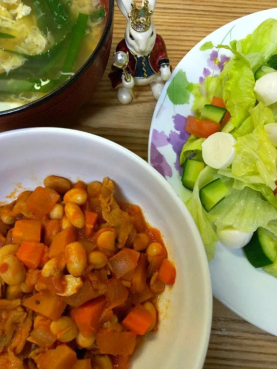 '22．10/20
今夜はポークビーンズ😋|たえさん