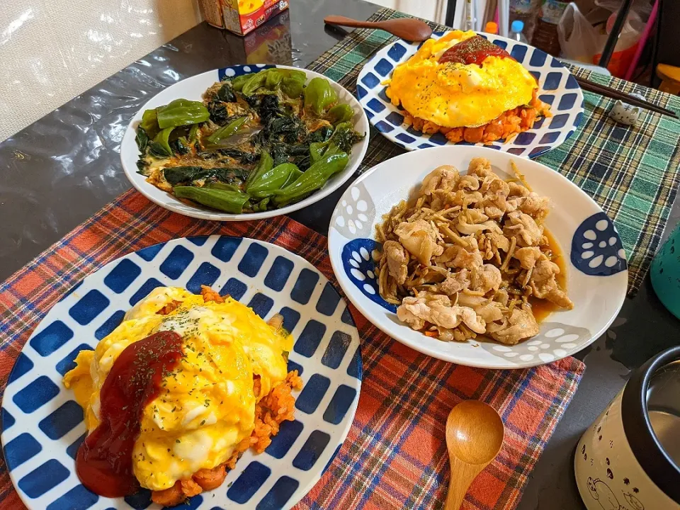 Snapdishの料理写真:たっぷり夕飯✩.*˚|奈津美さん