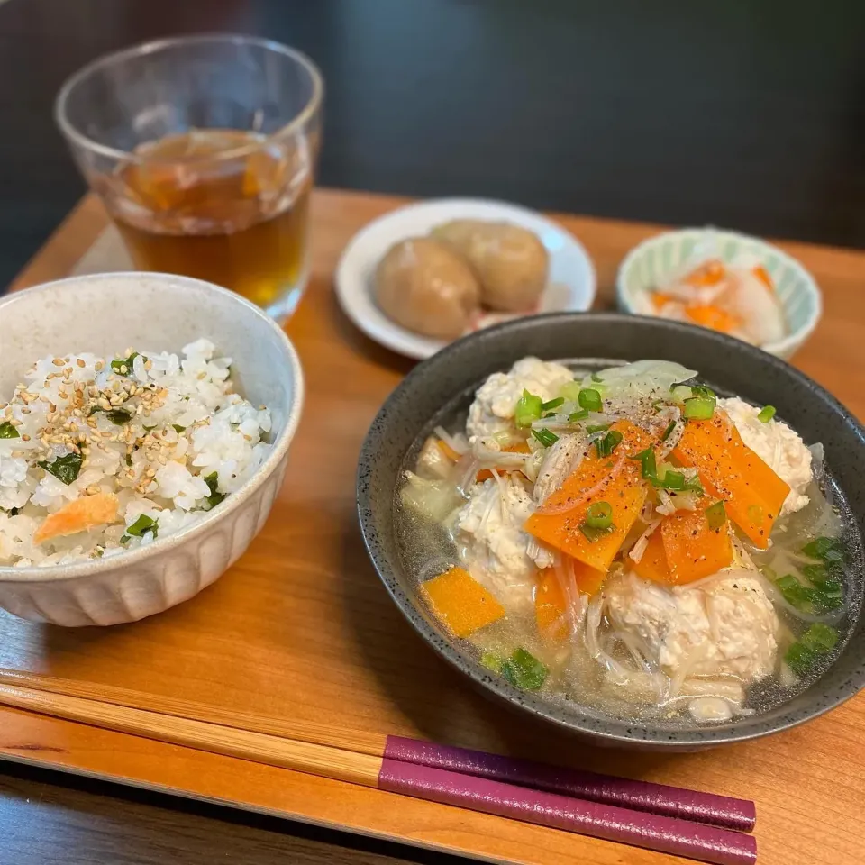 豆腐入り鶏団子|ちぐあささん