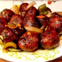 Snapdishの料理写真:veg Manchurian|Shabana Praweenさん