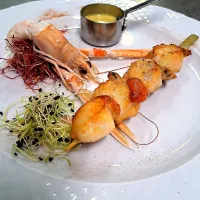 Brochette St Jacques|LaVieilleAubergeさん