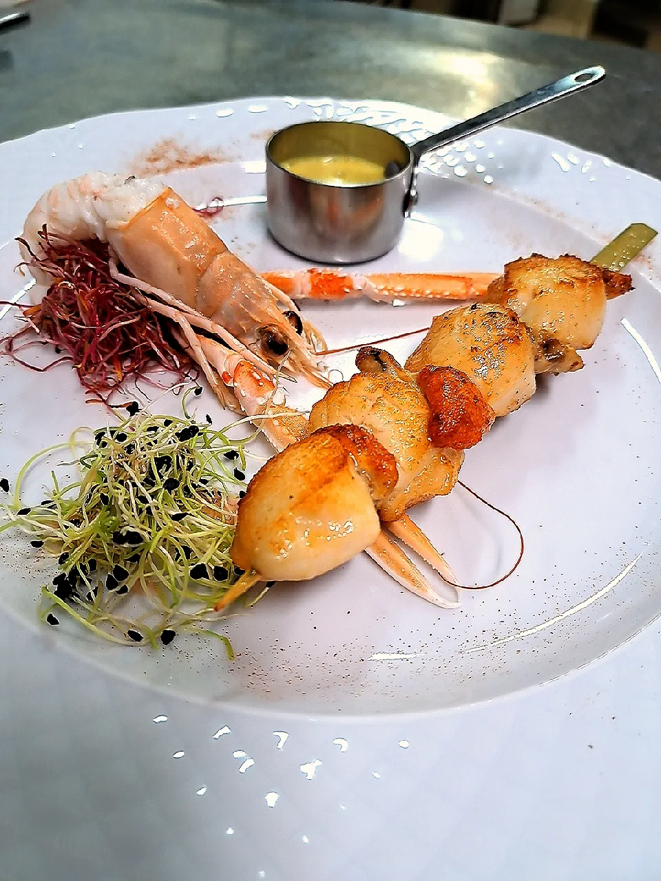 Brochette St Jacques|LaVieilleAubergeさん