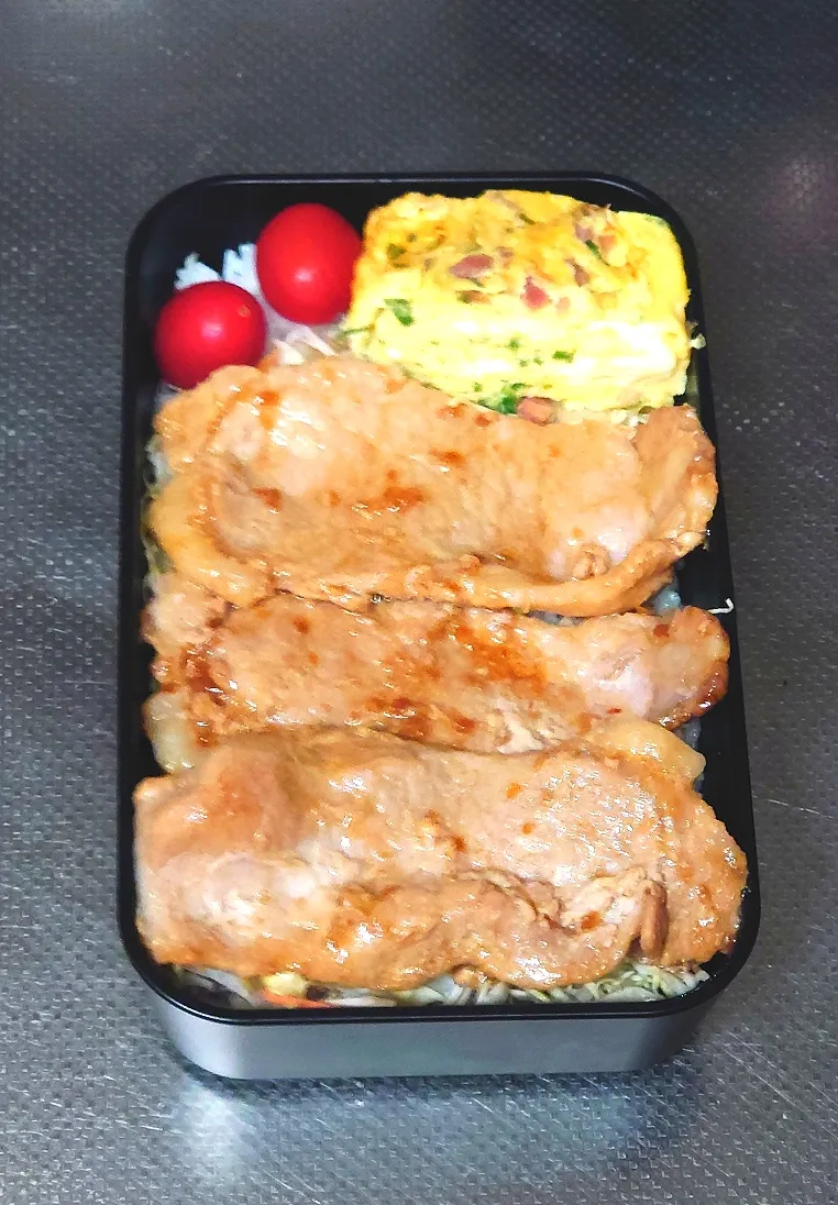 豚生姜焼き弁当|黒川克博さん