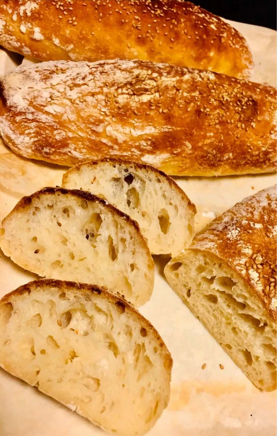 Snapdishの料理写真:チャバタ（Ciabatta）|sjさん