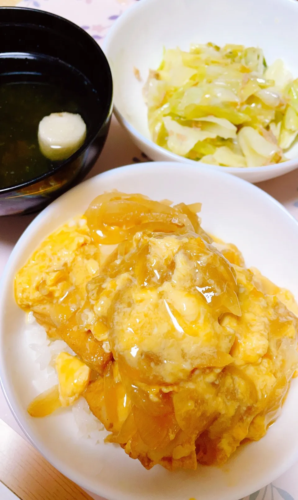 カツ丼風厚揚げ丼|美羽さん