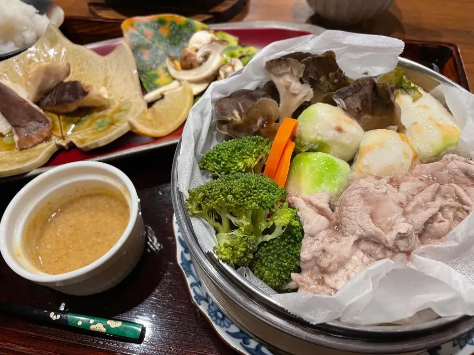 豚肉と野菜の蒸篭蒸し|さあママさん