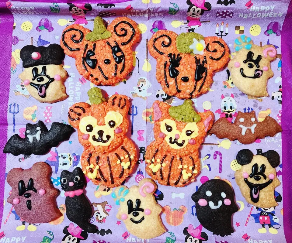 ディズニーハロウィンクッキー🍪🎃🦇🕸|めいちさん