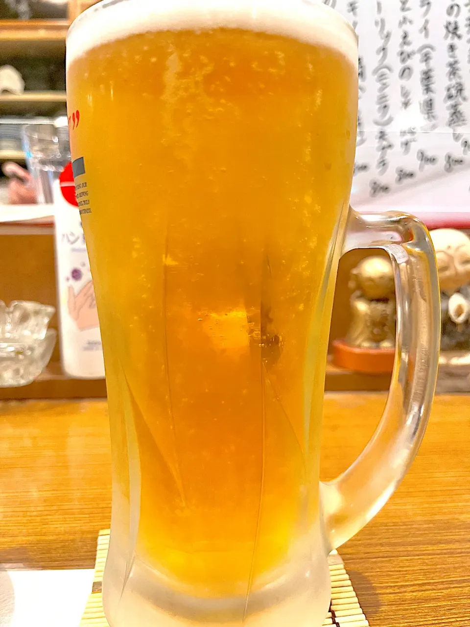 泡なしビールメガジョッキ2杯目|きらさん