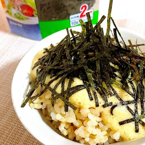 「はごろも サラのり 10g」を使ってみたSnapdishの料理・レシピ写真:のりだくさんとろろご飯🍚