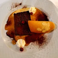 Marquise au chocolat et crème anglaise|LaVieilleAubergeさん