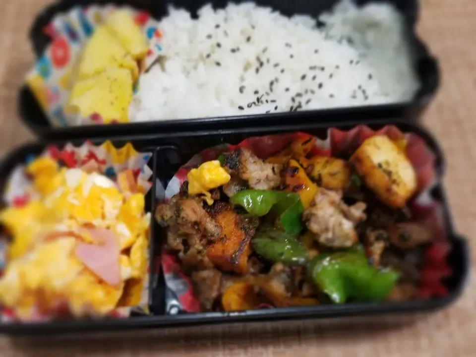 豚肉と厚揚げ、野菜のてりやき弁当|shinさん