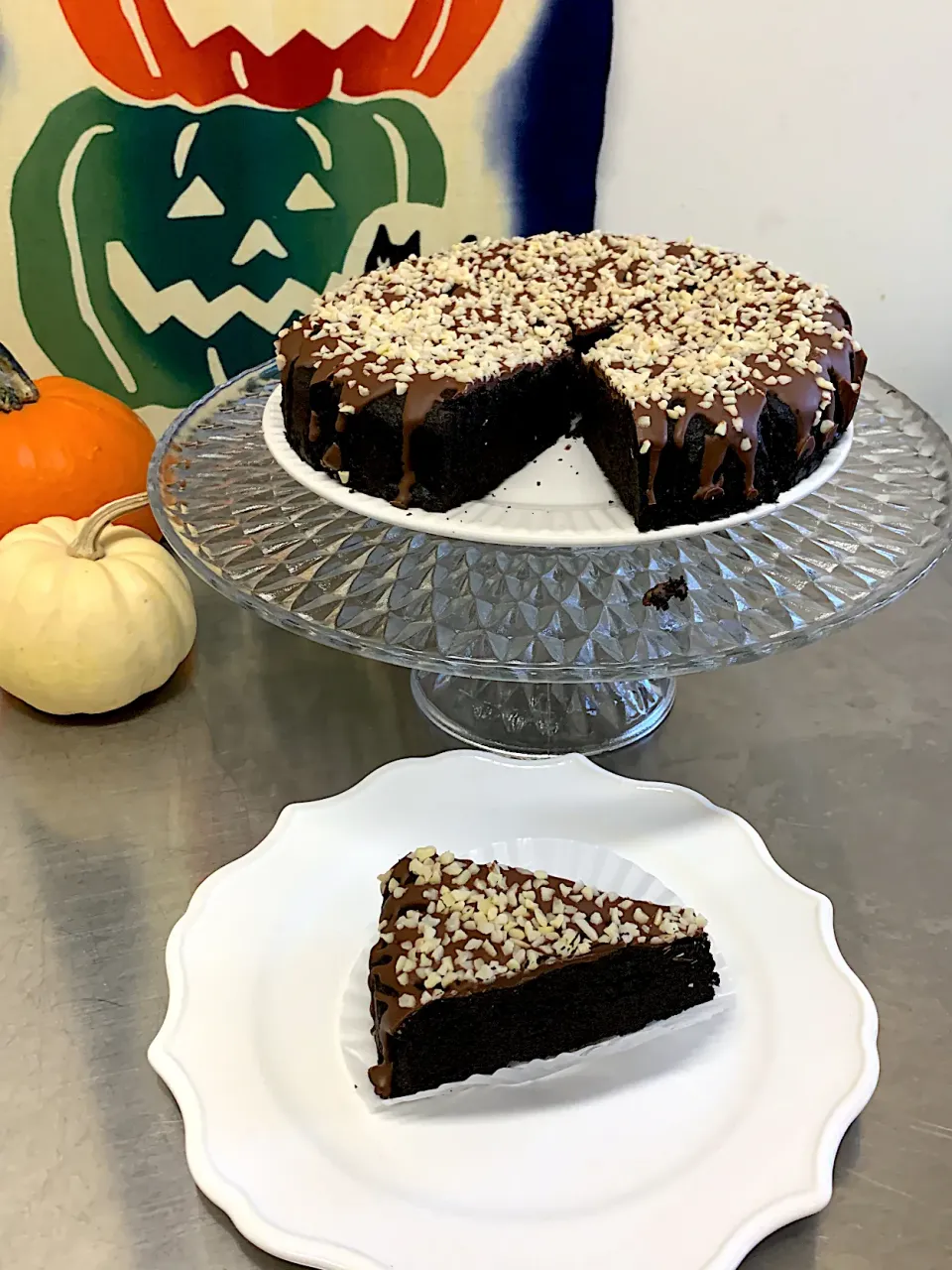 ガトーショコラチョココーティングアーモンドトッピング|ちかさん