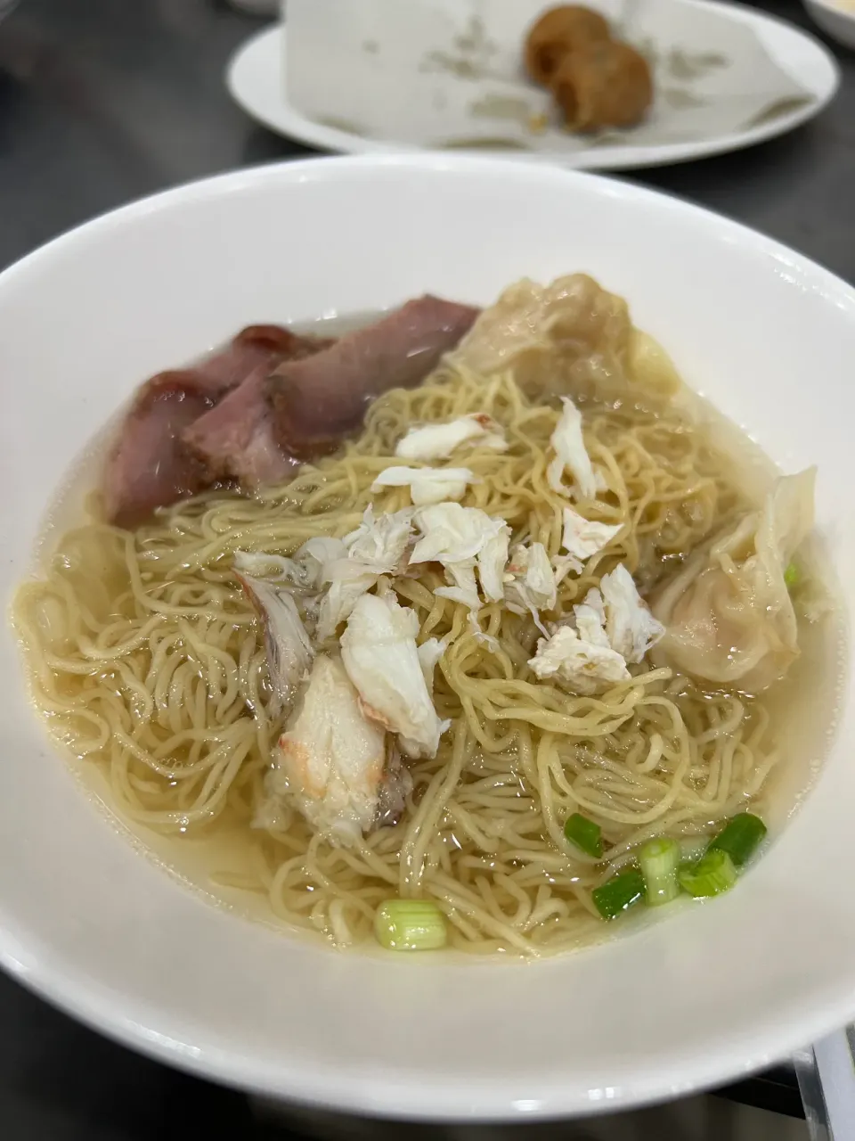 Prawn wantan and crab noodle soup|Yoku kuu kyaku daさん