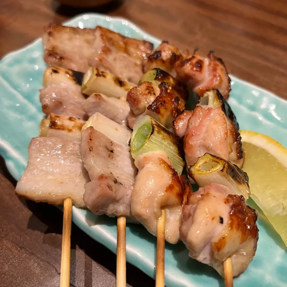 焼き鳥屋さんで呑み🍻🍶|ななこさん