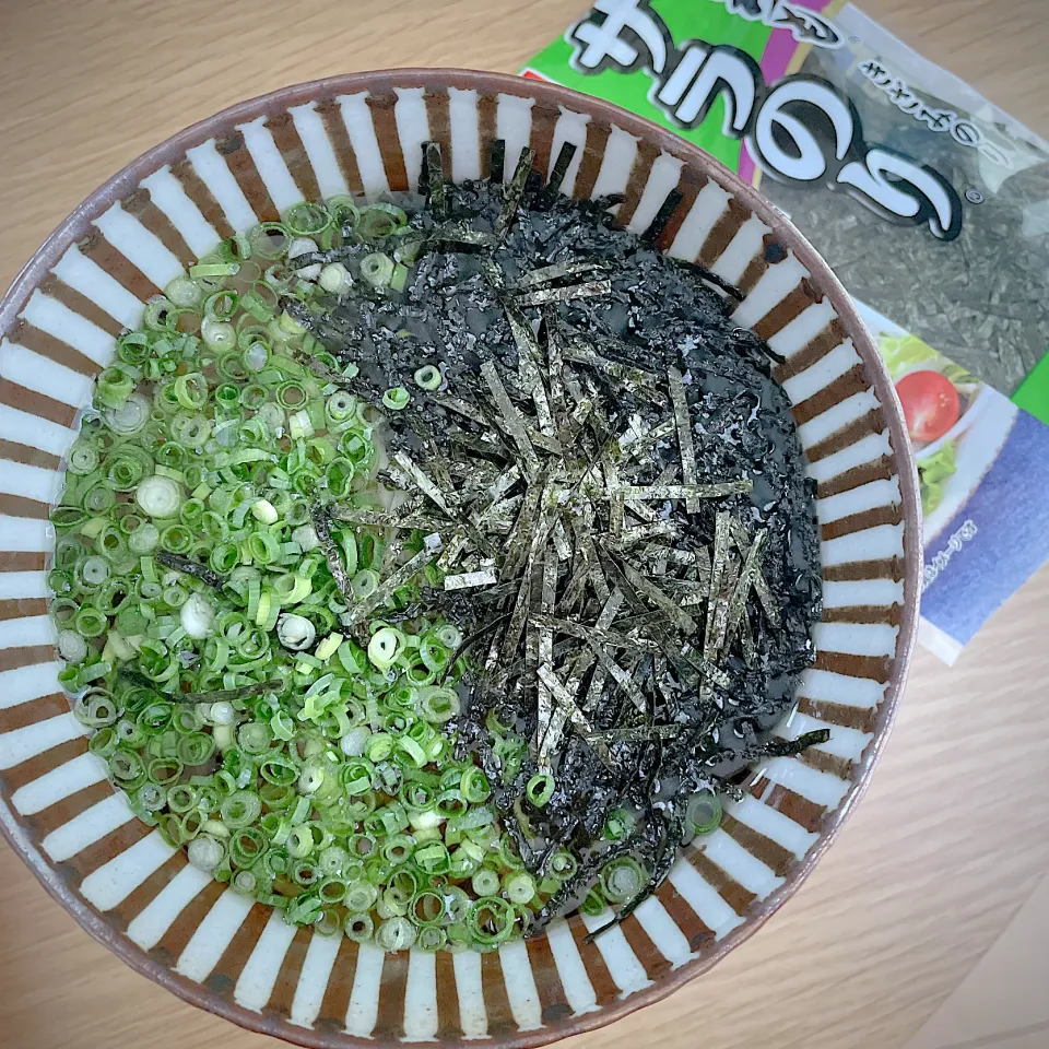 Snapdishの料理写真:ねぎのりファッサァーあったかお蕎麦|りさん