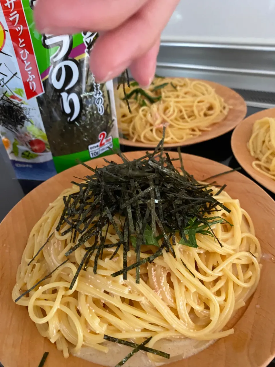 のりだくたらこクリームパスタ♪|marksweetsさん