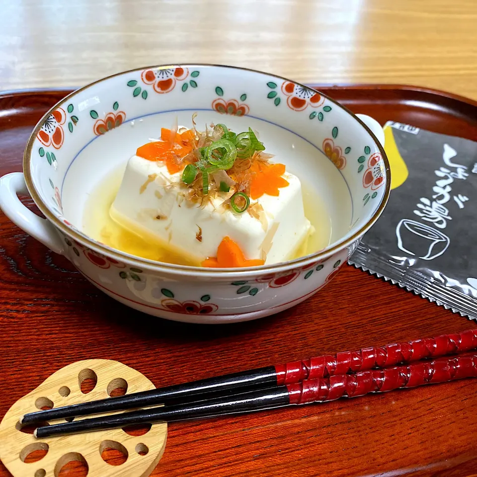 黒酢しょうが湯で　湯豆腐のあんかけ風|sakurakoさん