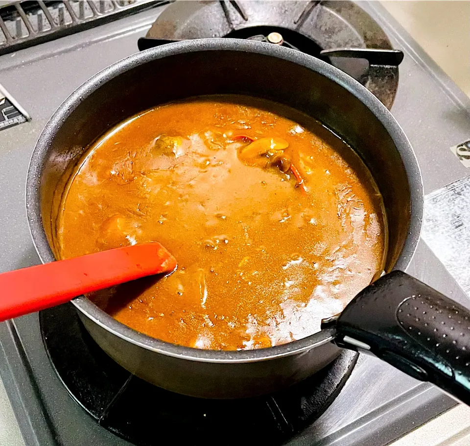 Snapdishの料理写真:本格カレー‥市販のルーですけど（笑）|ren-barongさん