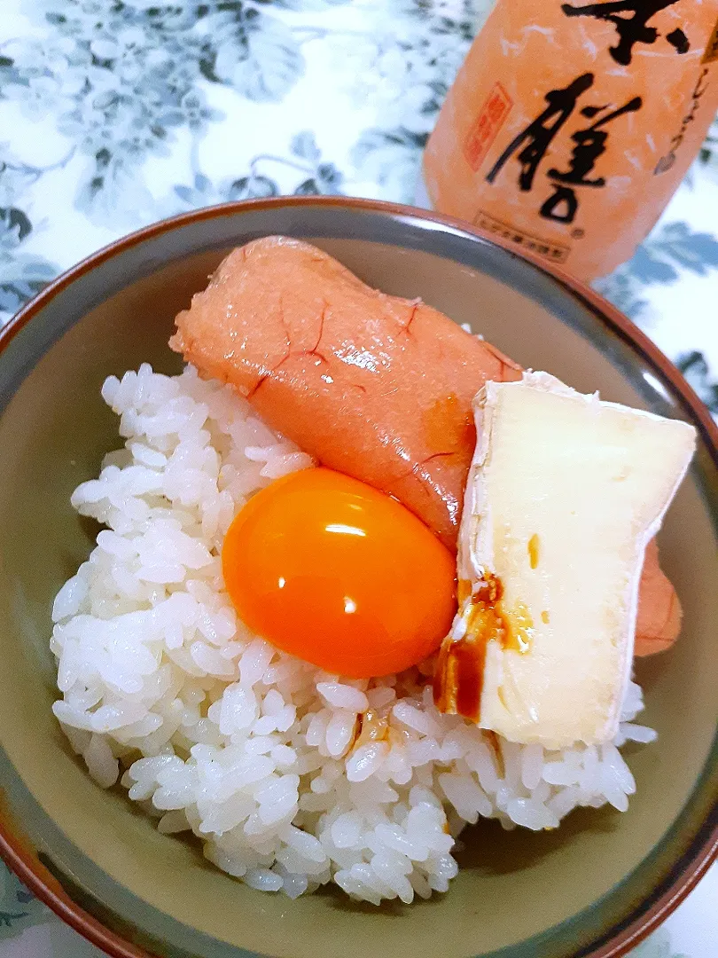 🔷新米🍚ごはんと🧀ブリー20221023🔷|@きなこさん