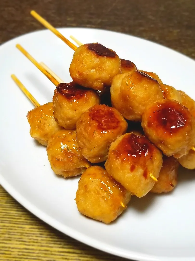 パパ作👨チルド鶏だんごのつくね串|ぱんだのままんさん