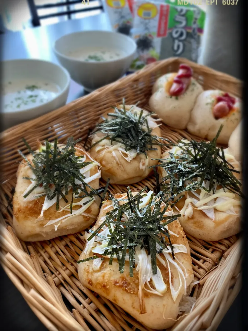 ネギパン海苔てんこ盛りバージョン|はやちんさん