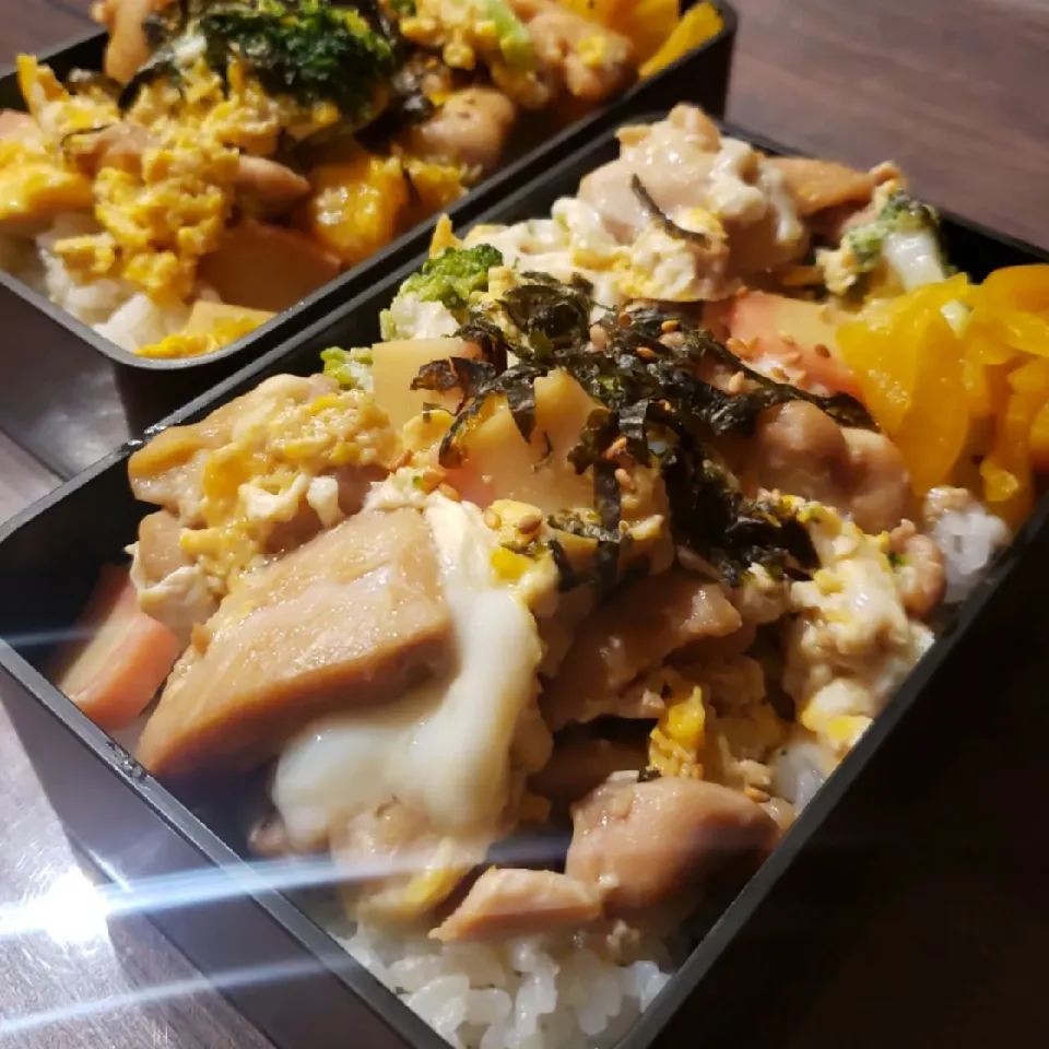 わが家の働く男弁当
鶏すき卵煮弁当|kimikimi❤kitchenさん