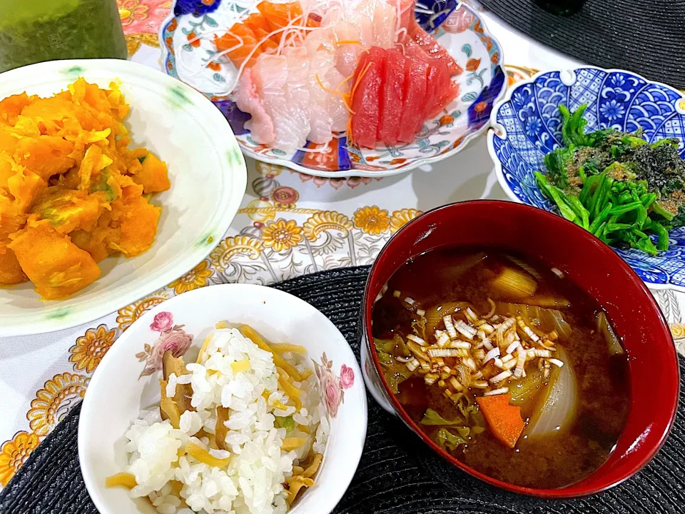 昨日のお夕飯は久し振りに大好きなお刺身に😆|Seikoさん