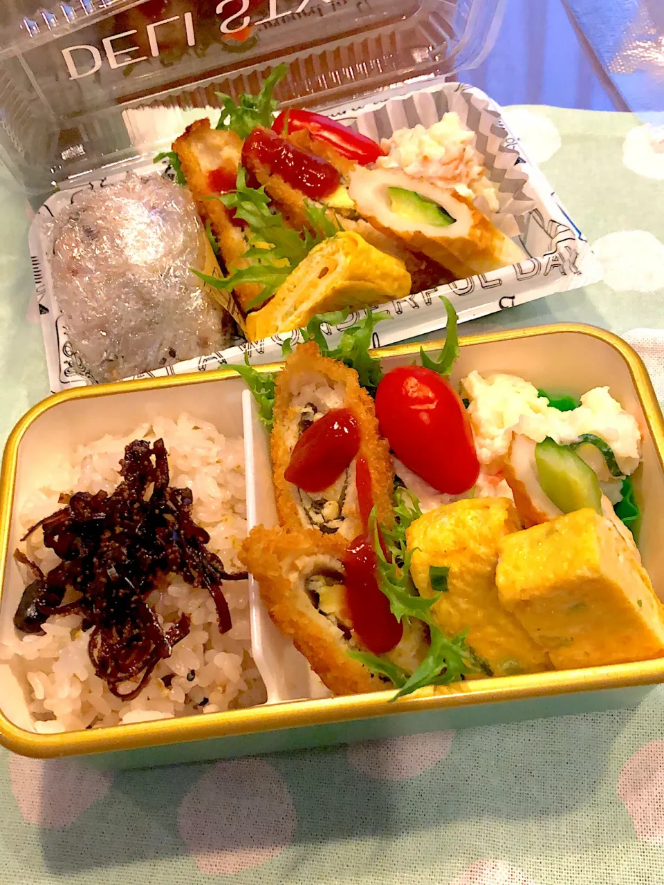 2022.10.24  ＊今日のお弁当＊小ねぎ入りたまご焼き＊|rinrin*mama*さん