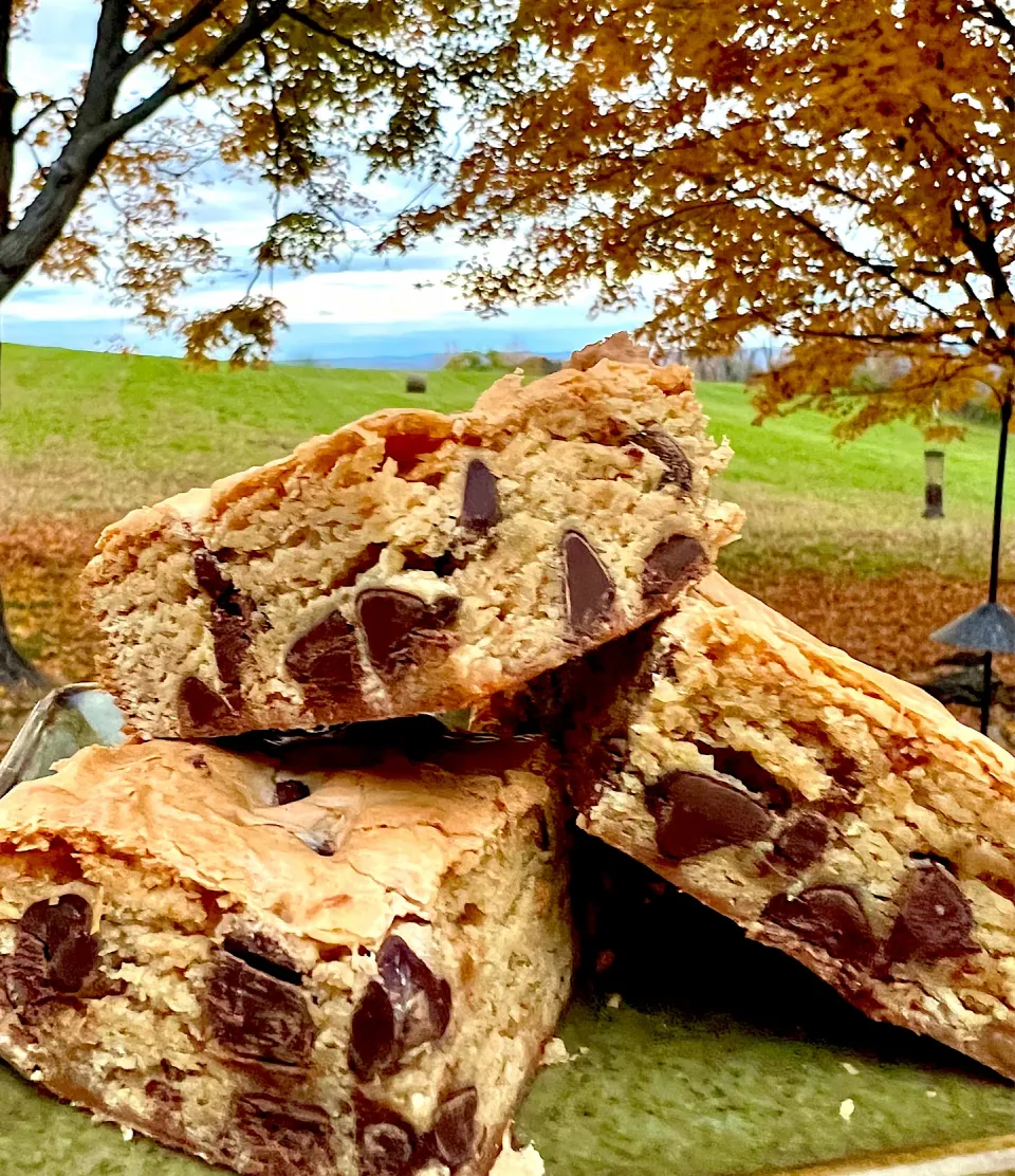 Chocolate chip and toffee bit blondies|Dean M Rogersさん