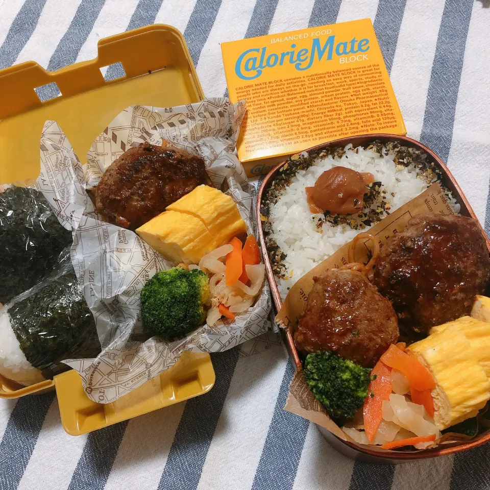 Snapdishの料理写真:次男＆三男男子高校生弁当|mickyさん