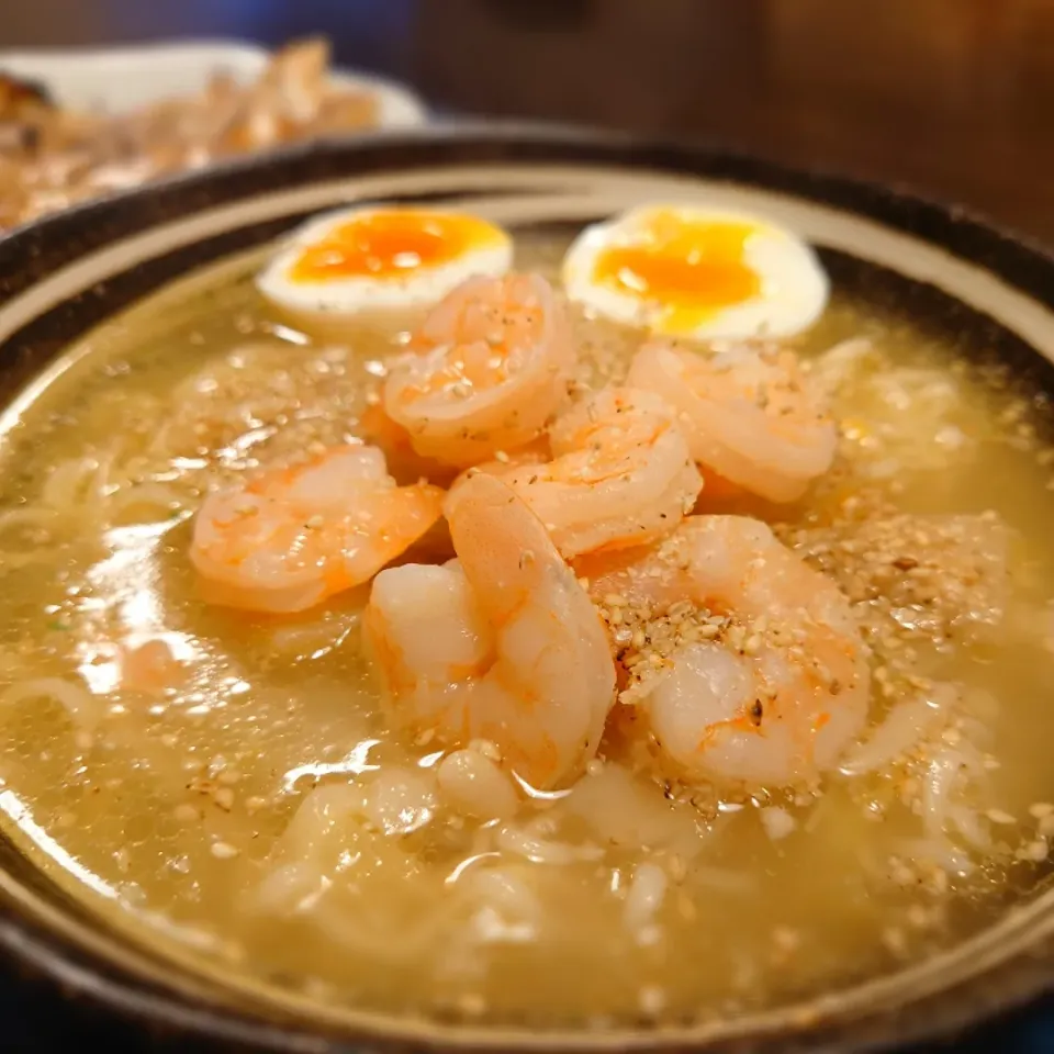 海老塩ラーメン(^_^)ﾉ|しーPaPaさん