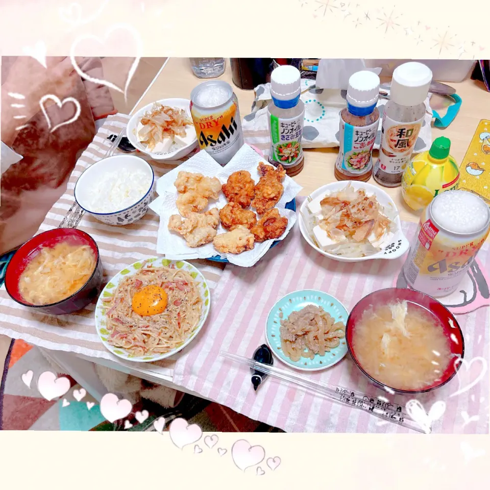 Snapdishの料理写真:１０／２４ ｍｏｎ 晩ごはん🍴＊○°|rinaronarさん