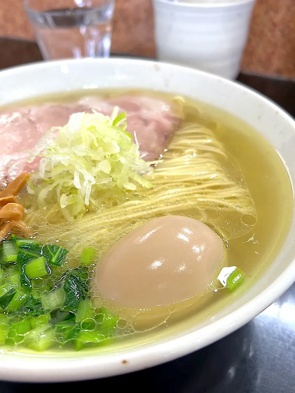 塩ラーメン味玉トッピング|いさかつさん